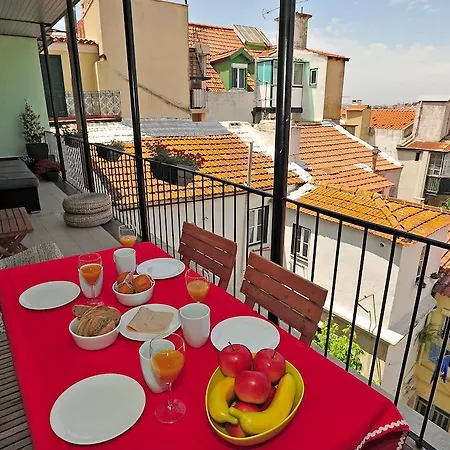 Apartment Portuguese Living Chiado Terrace Lissabon